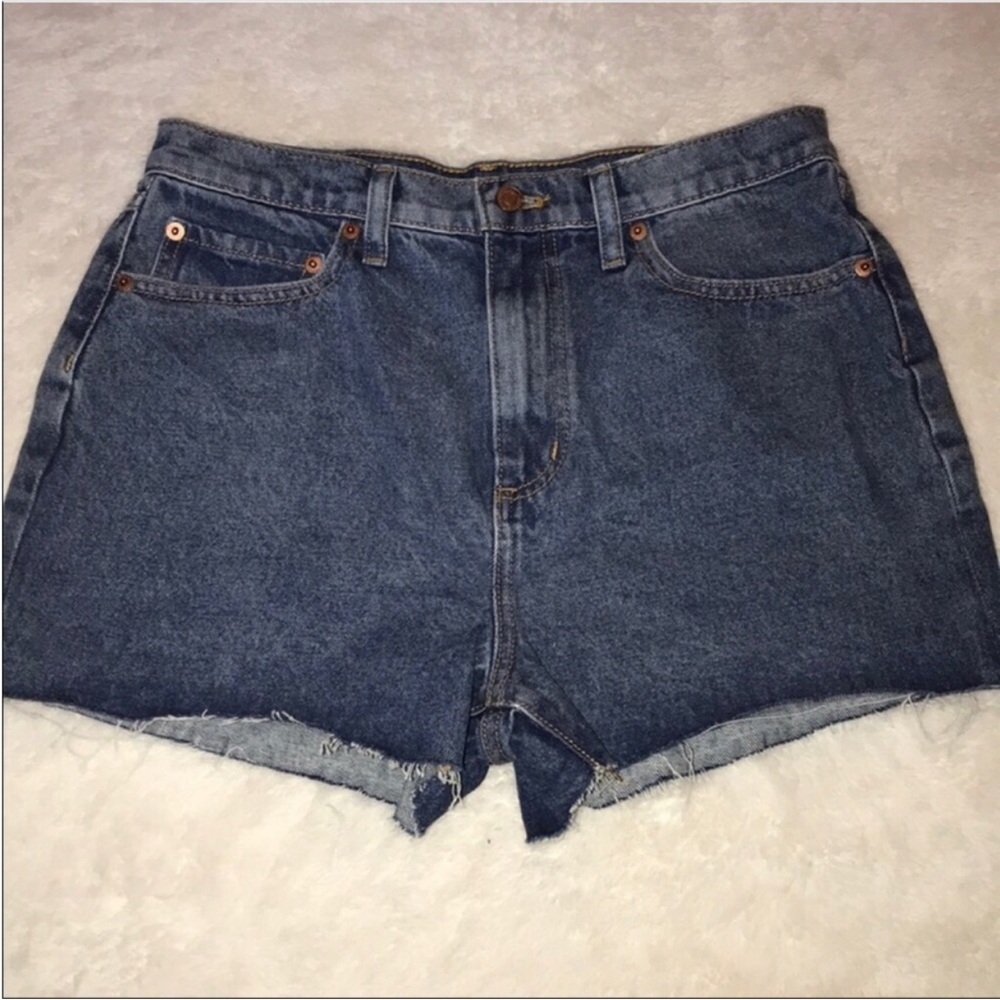 PINK Victoria’s Secret High Rise Jean Shorts